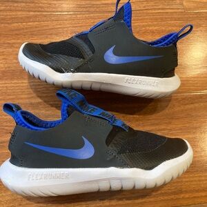Nike Flex Runner TD Toddler Slip On Shoes Game Royal Blue AT4665-407 Size 10C